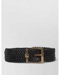 Etro - Leather Belt Tone Buckle Braided - Lyst