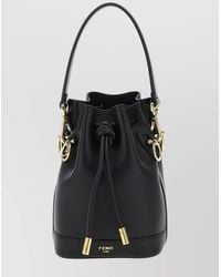 Fendi - Mon Tresor Mini Leather Bucket Bag - Lyst