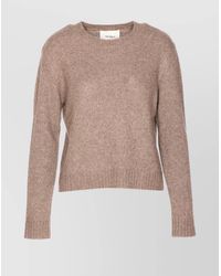 Lisa Yang - Soft Knit Crewneck Long Sleeve Sweater - Lyst