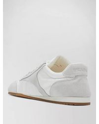 Prada - Low Top Sneakers Rubber Sole Suede Panels - Lyst
