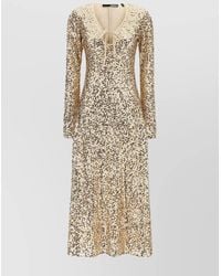 ROTATE BIRGER CHRISTENSEN - 'Sequins Midi' Dress Net - Lyst