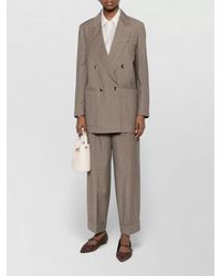 Max Mara - Mxmmanetta Light Wool Tailored Suit Trousers - Lyst
