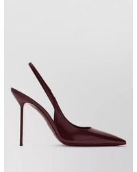 Paris Texas - Pumps Glossy Finish Pointed Toe Slingback Strap - Lyst