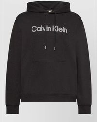 Calvin Klein - Hoodie Terry Drawstring Hood Kangaroo Pocket - Lyst