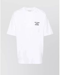 Drole de Monsieur - Cotton Slogan Crew-Neck T-Shirt - Lyst