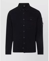 C.P. Company - Corduroy Shirt With Chest Pocket And Long Sleeves - Lyst
