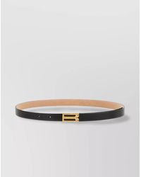 Victoria Beckham - Leather Belt Adjustable-Tone Buckle - Lyst