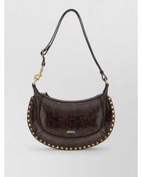 Isabel Marant - Oskan Moon Calf Leather Clutch Bag - Lyst