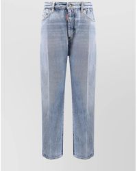 DSquared² - Cotton Straight-Leg Jeans - Lyst
