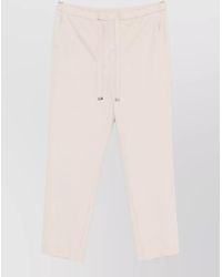 Max Mara - Straight-Leg Cropped Wool Trousers - Lyst