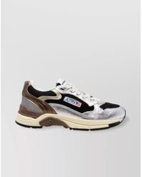 Autry - Low Top Sneakers With Leather And Mesh - Lyst