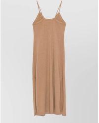 Lisa Yang - Cashmere V-Neck Spaghetti-Strap Knitted Dress - Lyst
