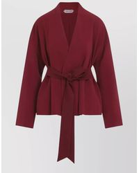 Alberta Ferretti - Wrap Cady Suit Jacket - Lyst