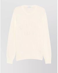 Givenchy - Ribbed Crewneck Cotton Sweater - Lyst