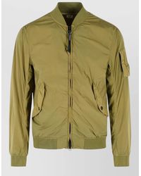 C.P. Company - Polyamide Blend Bomber Jacket Ribbed Cuffs - Lyst