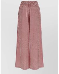 P.A.R.O.S.H. - Cashine Pants Wide Leg Back Pocket - Lyst