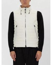 JG1 - High Collar Quilted Vest Side Zip Pockets - Lyst