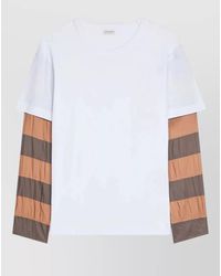 Dries Van Noten - Layered Long Sleeve Block Design T Shirt - Lyst