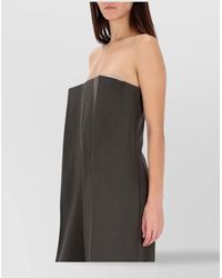 Jean Paul Gaultier - Wool Bustier Jumpsuit - Lyst