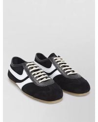 Dries Van Noten - Retro Lace Up Sneakers Leather Suede - Lyst