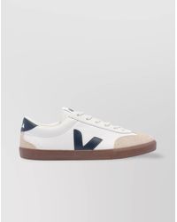 Veja - Leather Volley Low-Top Sneakers - Lyst