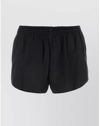Alexander Wang - Elastic Waistband Polyester Blend Shorts - Lyst