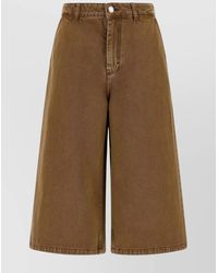 Ami Paris - Denim Bermuda Shorts - Lyst