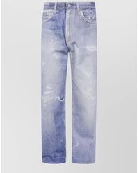 Our Legacy - Straight Cut Denim Jeans Belt Loops - Lyst