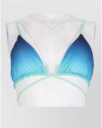 CASABLANCA - Triangle Cups Gradient Bra Adjustable Straps - Lyst