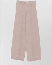 Fabiana Filippi - Cashmere Blend Straight-Leg Knitted Trousers - Lyst