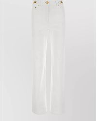 Versace - Denim Mid-Rise Slim-Fit Flared Jeans - Lyst