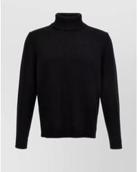 Zanone - High Neck Knit Sweater - Lyst
