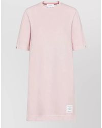 Thom Browne - Jersey T-Shirt Shirt Dress Short Sleeve - Lyst