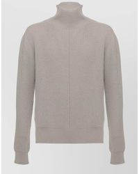 Rick Owens - Ribbed High-Neck Jumper - Lyst