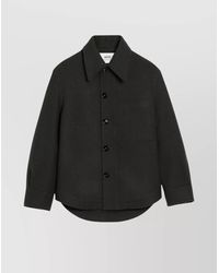 Ami Paris - Virgin Wool Shirt Jacket - Lyst