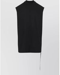 Rick Owens - Cotton Sleeveless Long T-Shirt - Lyst