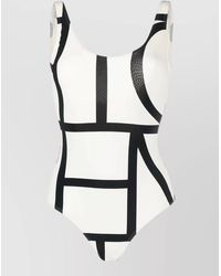 TOTEME - Monogram Scoop-Neck One-Piece Swimsuit - Lyst