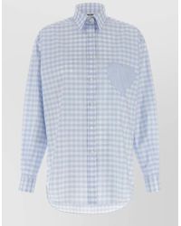 Moschino - Checked Cotton Shirt - Lyst