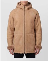 Salvatore Santoro - Reversible Leather Hooded Padded Coat - Lyst