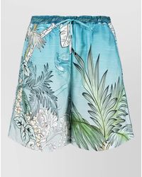 F.R.S For Restless Sleepers - Printed Cotton Knee-Length Shorts - Lyst