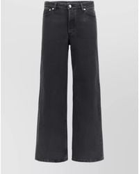 A.P.C. - Denim Wide-Leg Jeans - Lyst