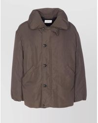 Lemaire - Puffer Blouson With High Collar And Pockets - Lyst