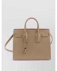 Saint Laurent - Small Sac De Jour Leather Tote Bag - Lyst