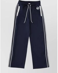 Michael Kors - Logo Track Trousers Elastic Waistband Side Stripes - Lyst