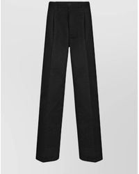 Maison Margiela - Wide-Leg Trousers With Pockets And Loops - Lyst