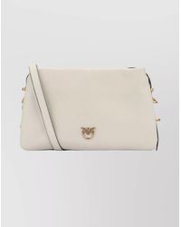 Pinko - One Two Three Mini Leather Shoulder Bag - Lyst