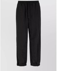 Burberry - Nylon Joggers With Elastic Waistband And Cuffs - Lyst