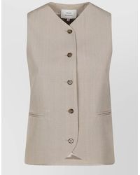 Loulou de Saison - Paco High Neck Tailored Waistcoat - Lyst