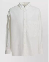 Beams Plus - Cotton Lisa Oxford Sn Shirt - Lyst