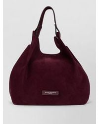 Gianni Chiarini - Suede Shoulder Bag Single Handle Silhouette - Lyst